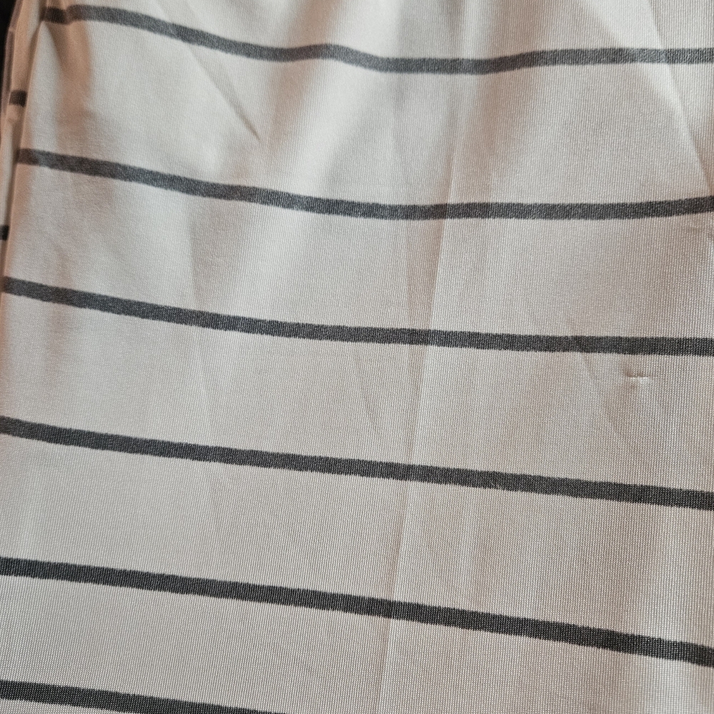Amazon Black White Striped Wide Leg Soft Palazzo Pants Medium Lounge Pockets - Picture 9 of 10